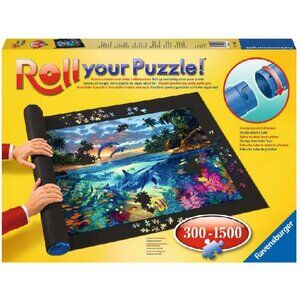 New sealed Ravensburger-Roll your Puzzle 300-1500 pcs Puzzle Felt Mat & Tube
